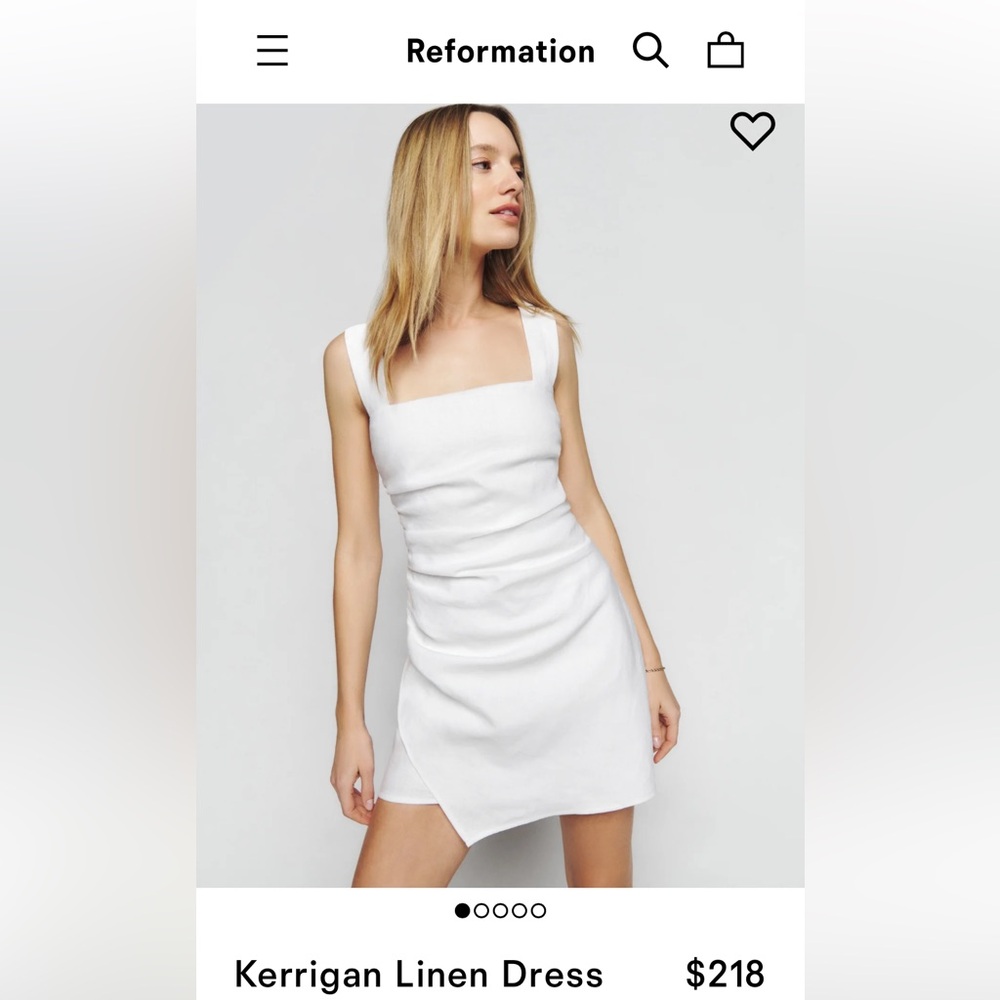 Reformation Linen Dress